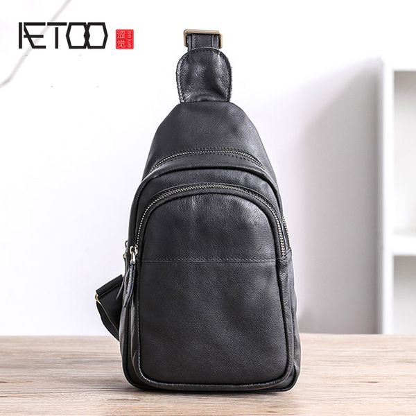 aetoo leather chest bag, men's 2020 fashion shoulder bag, head leather men's oblique cross small bag vintage
aetoo leather chest bag, men's 2020 fashion shoulder bag, head leather men's oblique cross small bag vintage