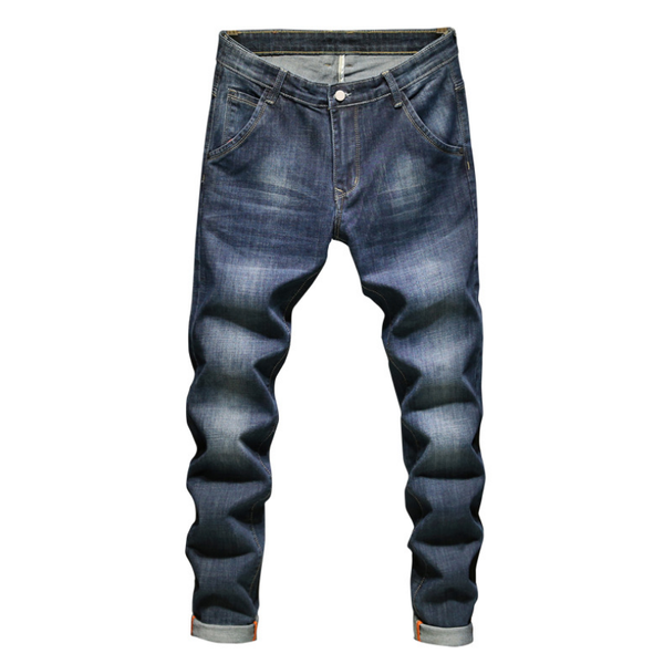 simple autumn and winter jeans men's ripped slim-fit men's trousers trend casual stretch all-match pants men, Blue
simple autumn and winter jeans men's ripped slim-fit men's trousers trend casual stretch all-match pants men, Blue