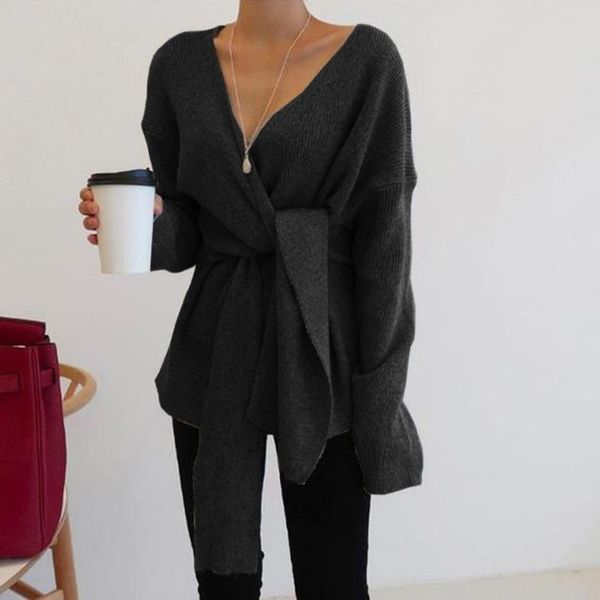 women's sweaters 2021 autumn winter fashion women solid long sleeve v-neck criss cross sweater high waist pullover ladies, White;black
women's sweaters 2021 autumn winter fashion women solid long sleeve v-neck criss cross sweater high waist pullover ladies, White;black