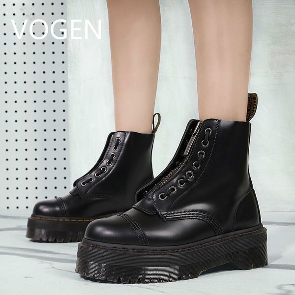 size 34-41 platform boots women chunky motorcycle boots for women ankle boots for women doc laarzen dames femmes bottes y200723, Black
size 34-41 platform boots women chunky motorcycle boots for women ankle boots for women doc laarzen dames femmes bottes y200723, Black