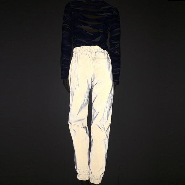 2020 new fashion women reflective pants casual beam foot luminous pants elastic waist loose plus size pants pantalones #lr1, Black;white
2020 new fashion women reflective pants casual beam foot luminous pants elastic waist loose plus size pants pantalones #lr1, Black;white