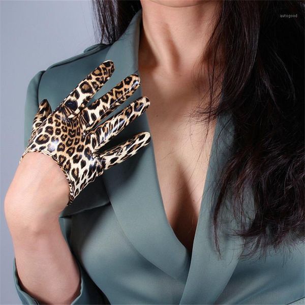 five fingers gloves leopard leather 13cm patent ultra short emulation pu bright brown animal pattern female1, Blue;gray
five fingers gloves leopard leather 13cm patent ultra short emulation pu bright brown animal pattern female1, Blue;gray