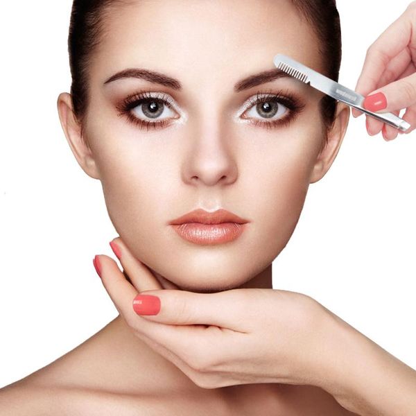 brainbow 1pc eyebrow tweezer with eyebrow brush comb stainless steel eyelashes extension tweezers double eyelids pinzette clip q bbyrgz, Silver
brainbow 1pc eyebrow tweezer with eyebrow brush comb stainless steel eyelashes extension tweezers double eyelids pinzette clip q bbyrgz, Silver