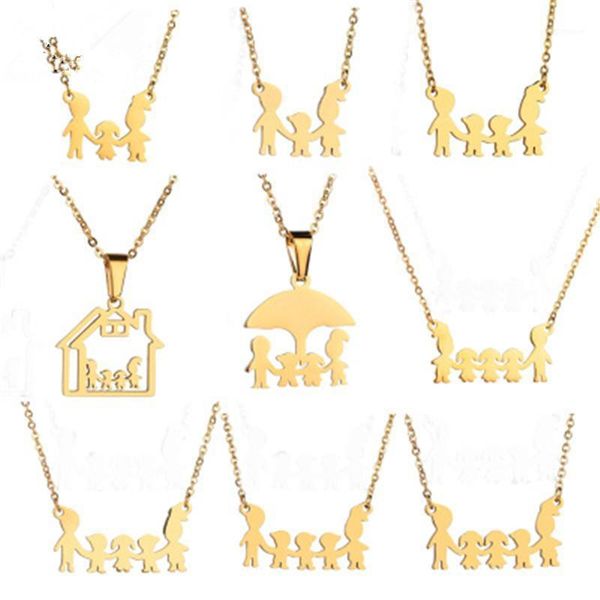 family love mom dad son daughter necklaces gifts stainless steel pendants boys girls mothers fathers necklace for children kids1, Silver
family love mom dad son daughter necklaces gifts stainless steel pendants boys girls mothers fathers necklace for children kids1, Silver