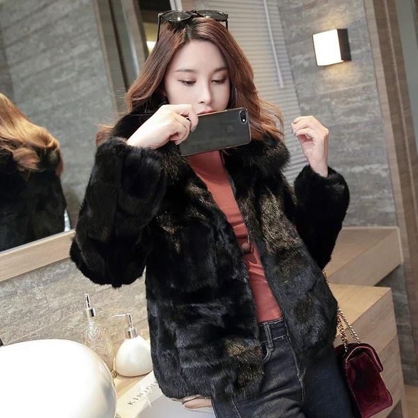 women's fur & faux 2021 luxury genuine real jackets coats with collar for ladies short outerwear in garments q238, Black
women's fur & faux 2021 luxury genuine real jackets coats with collar for ladies short outerwear in garments q238, Black