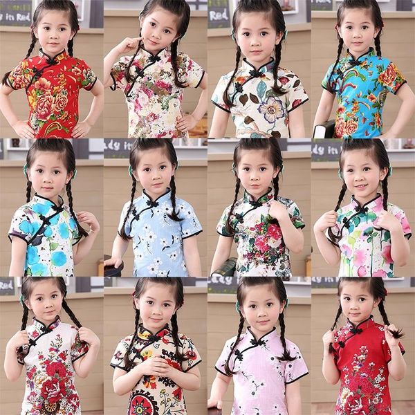 cotton girl dress floral kids baby girls qipao short sleeve chinese cheongsam spring autumn girls clothes 2020 new, Red
cotton girl dress floral kids baby girls qipao short sleeve chinese cheongsam spring autumn girls clothes 2020 new, Red