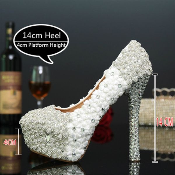 wedding crystal women's flowers diamond bridal bombs party super heels high toe sliding round laidy platform shoes kwbu, Black
wedding crystal women's flowers diamond bridal bombs party super heels high toe sliding round laidy platform shoes kwbu, Black