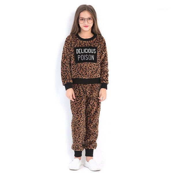 clothing sets girls pajamas children winter sleepwear fashion leopard animal cotton pullover suit kids baby for 7 8 10 12 y1, White
clothing sets girls pajamas children winter sleepwear fashion leopard animal cotton pullover suit kids baby for 7 8 10 12 y1, White