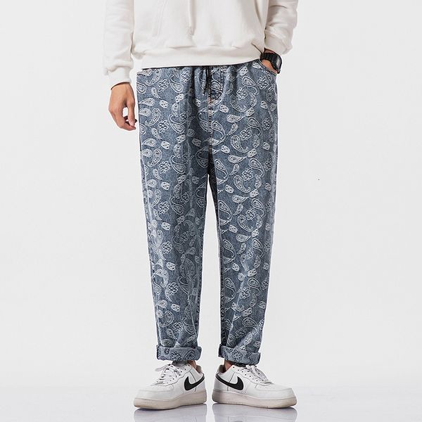 at street hip hop cashew flower full print embroidery ins loose straight men's wide leg blue jeans trend
at street hip hop cashew flower full print embroidery ins loose straight men's wide leg blue jeans trend