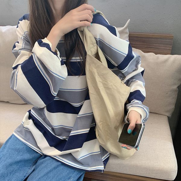 new female 2021 striped sweater loose lazy ins... bf thin net... red street long .. h4b2, White
new female 2021 striped sweater loose lazy ins... bf thin net... red street long .. h4b2, White