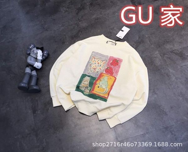 gu home autumn 2020 new pullover long sleeve lovers korean printed terry cotton animal sweater, Black
gu home autumn 2020 new pullover long sleeve lovers korean printed terry cotton animal sweater, Black
