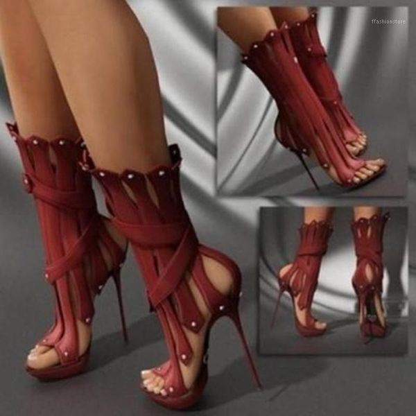 boots vertical shape stiletto heel ankle peep toe metal heels studded strappy sandals red white black runway boot shoes1
boots vertical shape stiletto heel ankle peep toe metal heels studded strappy sandals red white black runway boot shoes1