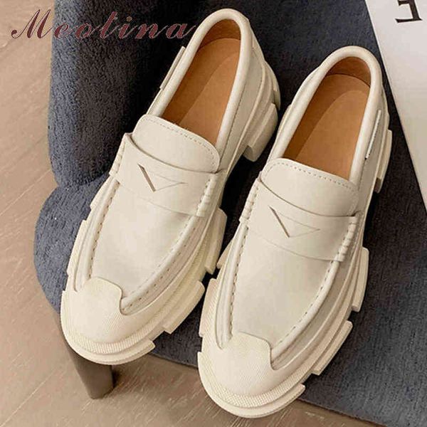 women loafers shoes genuine leather thick heels pumps round toe causal med heel ladies footwear spring autumn black 42 y220225
women loafers shoes genuine leather thick heels pumps round toe causal med heel ladies footwear spring autumn black 42 y220225