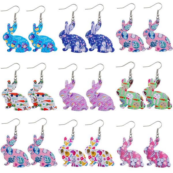 lovely easter pu leather earrings rabbit print animal charm earring rabbits graffiti art women ear hook eardrop designer jewelry statement, Silver
lovely easter pu leather earrings rabbit print animal charm earring rabbits graffiti art women ear hook eardrop designer jewelry statement, Silver