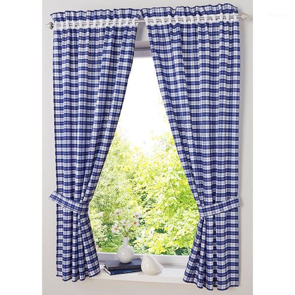 new pastoral blue plaid short curtain for kitchen window treatments kids room curtains for bedroom living room1
new pastoral blue plaid short curtain for kitchen window treatments kids room curtains for bedroom living room1