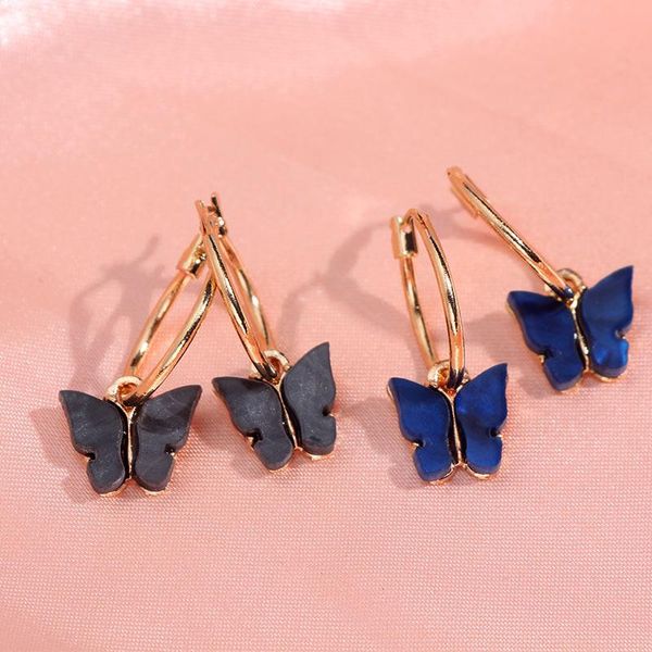 hoop & huggie just feel 2 pair/set 2021 small butterfly earrings for women multcolor resin circle earring fashion jewelry party gift, Golden;silver
hoop & huggie just feel 2 pair/set 2021 small butterfly earrings for women multcolor resin circle earring fashion jewelry party gift, Golden;silver