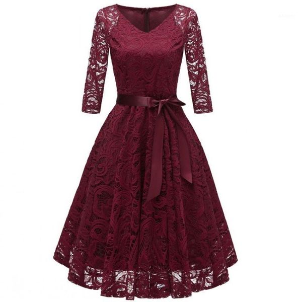 spring autumn lace dresses 2020 femme 3/4 sleeve sleeveless v-neck women red dress hollow out female robes vestidos de festa1, Black;gray
spring autumn lace dresses 2020 femme 3/4 sleeve sleeveless v-neck women red dress hollow out female robes vestidos de festa1, Black;gray