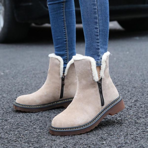 Ankle Boots Women Shoes Warm Plush Winter Shoes Woman Zipper Platform Female Snow Boot Winter Outdoor, Black
Ankle Boots Women Shoes Warm Plush Winter Shoes Woman Zipper Platform Female Snow Boot Winter Outdoor, Black