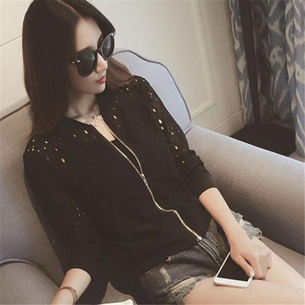 women's jackets women stand collar long sleeve zipper lace cardigan bomber jacket xxxxxl, Black;brown
women's jackets women stand collar long sleeve zipper lace cardigan bomber jacket xxxxxl, Black;brown