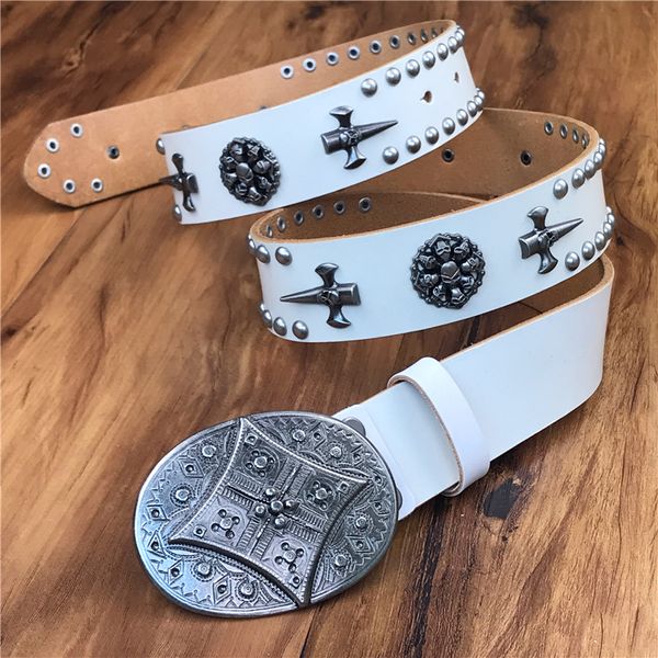 vintage metal rivet leather of the cowboy men punk jeans male ceinture homme white belt mbt0170 qy5e, Black;brown
vintage metal rivet leather of the cowboy men punk jeans male ceinture homme white belt mbt0170 qy5e, Black;brown