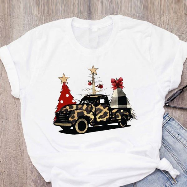 women graphic leopard truck cartoon new year 90s clothes merry christmas print lady tees clothing female t shirt t-shirt, White
women graphic leopard truck cartoon new year 90s clothes merry christmas print lady tees clothing female t shirt t-shirt, White