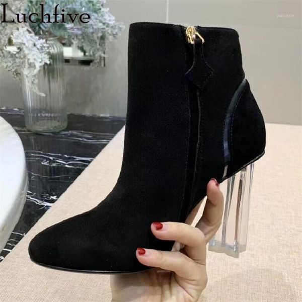 geometric clear heels ankle boots for women pointy toe black ladies shoes fashion zipper autumn women boots1
geometric clear heels ankle boots for women pointy toe black ladies shoes fashion zipper autumn women boots1