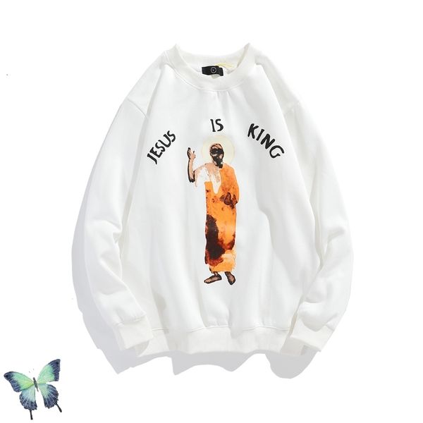 2021 new jesus is king rainbow cross plus velvet sweater men women fashion kanye west hoodies sweatshirt fast shipping t6av, Black
2021 new jesus is king rainbow cross plus velvet sweater men women fashion kanye west hoodies sweatshirt fast shipping t6av, Black