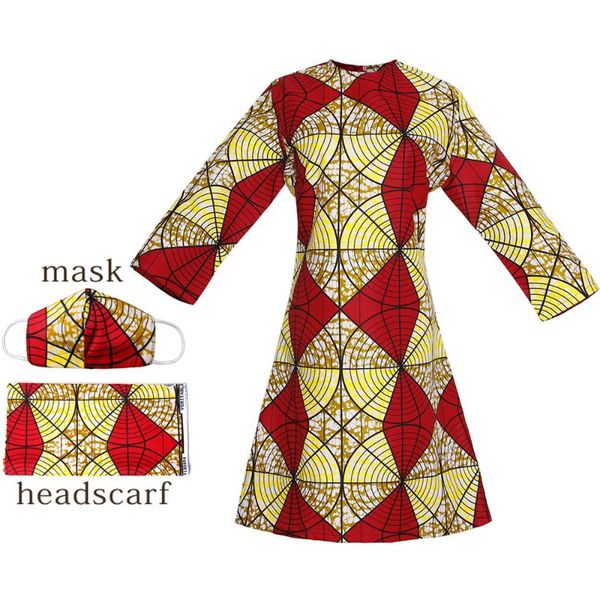 ethnic clothing md 2021 african print wax dress women 100% cotton dashiki dress+headwrap+mask wedding party plus size ladies, Red
ethnic clothing md 2021 african print wax dress women 100% cotton dashiki dress+headwrap+mask wedding party plus size ladies, Red