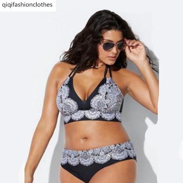 single open back fat plus large print high waist cover belly show thin split swimsuit woman, White;black
single open back fat plus large print high waist cover belly show thin split swimsuit woman, White;black
