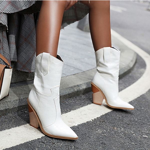 adisputent western wedge for crocodile pointed toe short mid-calf black white winter boots women shoes t200425
adisputent western wedge for crocodile pointed toe short mid-calf black white winter boots women shoes t200425