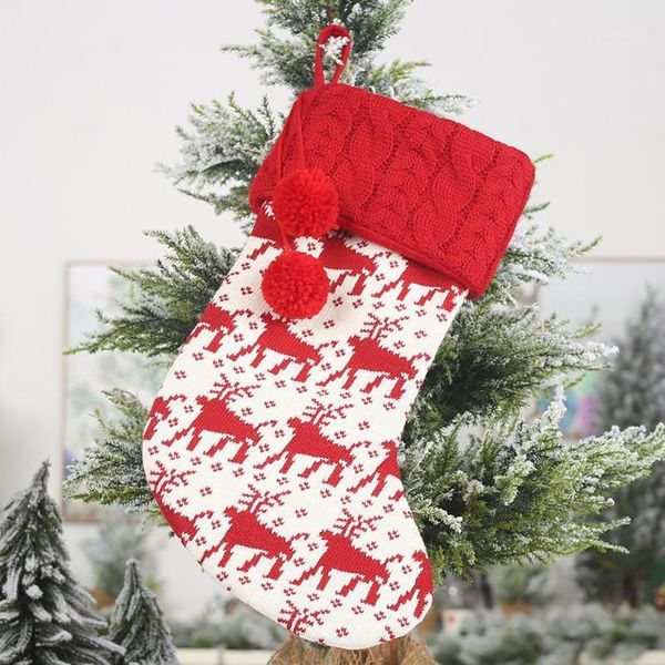 1pc durable christmas stocking elk snowflake print sock candy gift bag hanging decoration1
1pc durable christmas stocking elk snowflake print sock candy gift bag hanging decoration1