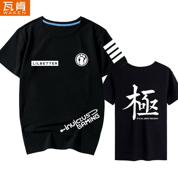lol competition peripheral ig team uniform t-shirt s10 short sleeve lpl union summer clothes pure cotton loose
lol competition peripheral ig team uniform t-shirt s10 short sleeve lpl union summer clothes pure cotton loose
