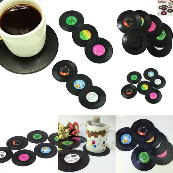 6pcs/set retro vinyl coasters drinks table cup mat home decor cd record coffee drink placemat tableware spinning ing
6pcs/set retro vinyl coasters drinks table cup mat home decor cd record coffee drink placemat tableware spinning ing
