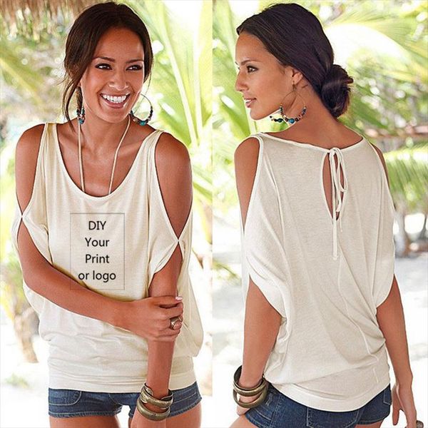 customized print t shirt for women diy your like p or logo t shirt femme fashion off shoulder batwing lace, White
customized print t shirt for women diy your like p or logo t shirt femme fashion off shoulder batwing lace, White