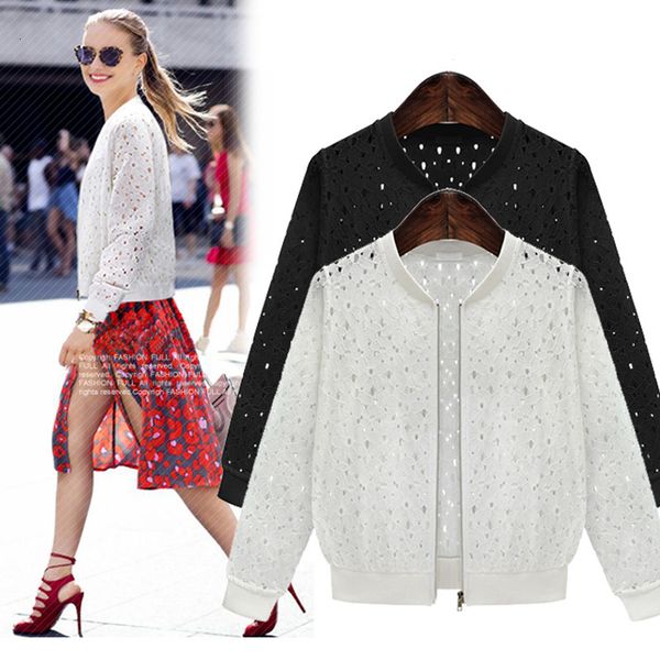 women jacket new arrival female solid lace stitching baseball jacket stand collar bomber coat outwear plus size 4xl, Black;brown
women jacket new arrival female solid lace stitching baseball jacket stand collar bomber coat outwear plus size 4xl, Black;brown