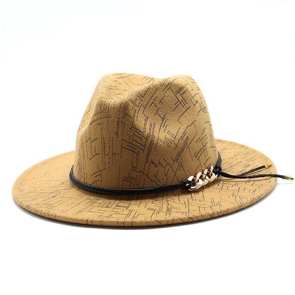 wide brim hats bauhinia quality fedora hat women men wool felt with metal chain decor panama jazz cap chapeau sombrero, Blue;gray
wide brim hats bauhinia quality fedora hat women men wool felt with metal chain decor panama jazz cap chapeau sombrero, Blue;gray