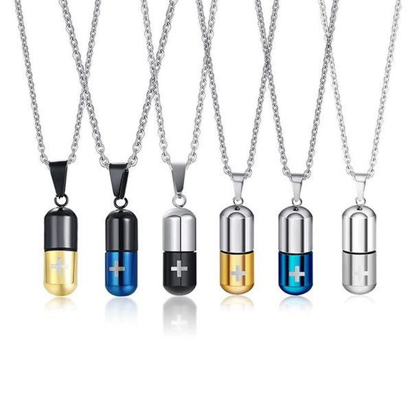 stainless steel perfume bottle pendant men and women necklace laser cross titanium steel jewelry217f341n, Silver
stainless steel perfume bottle pendant men and women necklace laser cross titanium steel jewelry217f341n, Silver