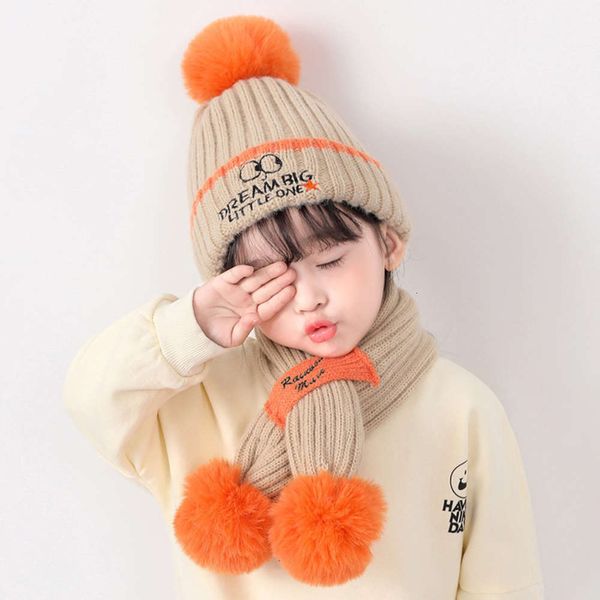 and girls two piece warm wool winter boys children's scarf set korean baby hat, Red;brown
and girls two piece warm wool winter boys children's scarf set korean baby hat, Red;brown