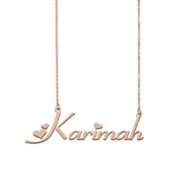 pendant necklaces karimah name necklace , custom for women girls friends birthday wedding christmas mother days gift, Silver
pendant necklaces karimah name necklace , custom for women girls friends birthday wedding christmas mother days gift, Silver