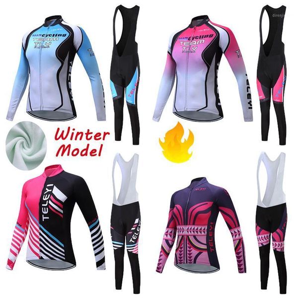women winter cycling jersey suit thermal fleece bicycle clothes kit bike clothing set mtb uniform dress riding maillot triathlon1, Black;blue
women winter cycling jersey suit thermal fleece bicycle clothes kit bike clothing set mtb uniform dress riding maillot triathlon1, Black;blue