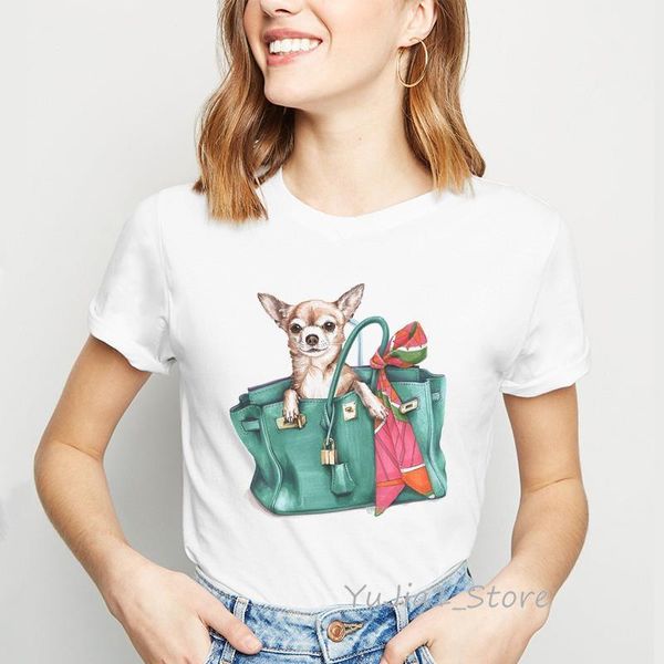 cute chihuahua in bag print women shirt dog lover clothes tee shirt femme kawaii t shirt white female t-shirt diy custom tshirt
cute chihuahua in bag print women shirt dog lover clothes tee shirt femme kawaii t shirt white female t-shirt diy custom tshirt