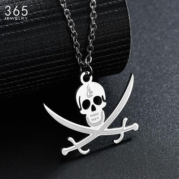 pendant necklaces 365 halloween swords skull necklace stainless steel classic grim reaper skeleton pirate gifts for kids, Silver
pendant necklaces 365 halloween swords skull necklace stainless steel classic grim reaper skeleton pirate gifts for kids, Silver