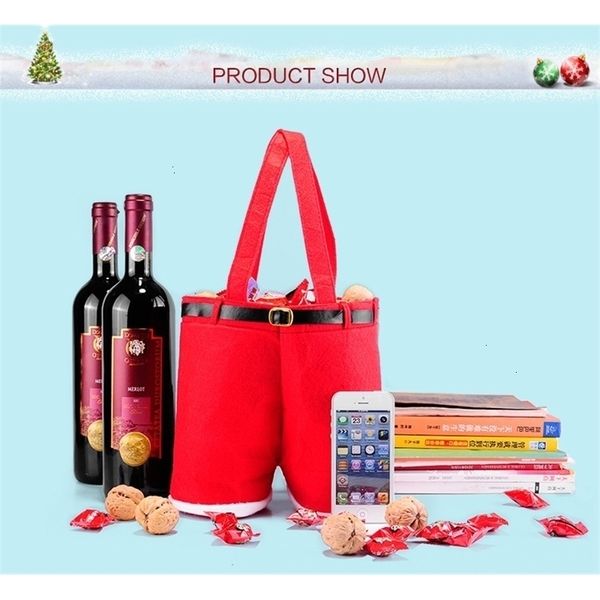 v2dvpcs merry treat candy wine bottle bag 1 santa claus suspender pants trousers decor christmas gift bags
v2dvpcs merry treat candy wine bottle bag 1 santa claus suspender pants trousers decor christmas gift bags