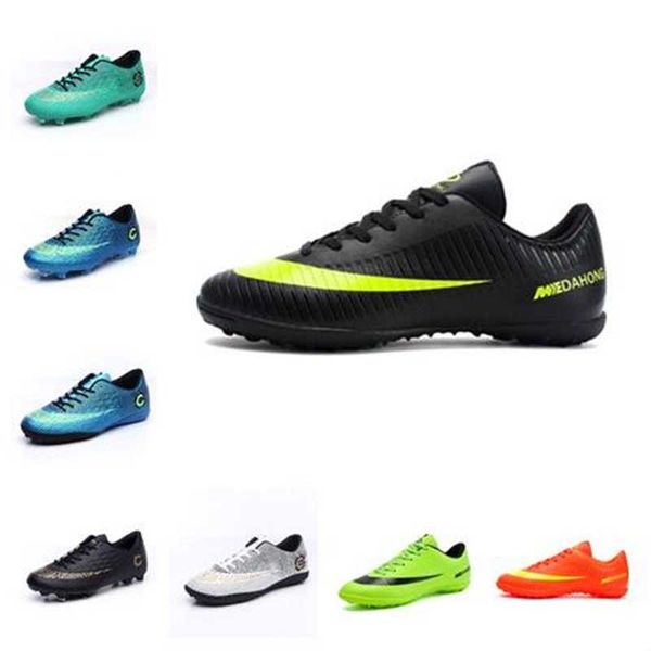 brand turf indoor men soccer cleats kids boy girl training football boots sport sneakers women trainers shoes c1120, Black
brand turf indoor men soccer cleats kids boy girl training football boots sport sneakers women trainers shoes c1120, Black