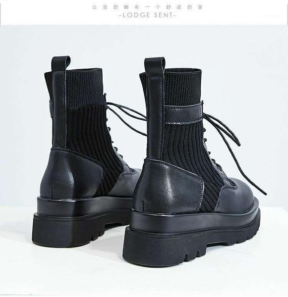2020 autumn winter new women's leather boots casual women's boots fashion lace-up1, Black
2020 autumn winter new women's leather boots casual women's boots fashion lace-up1, Black