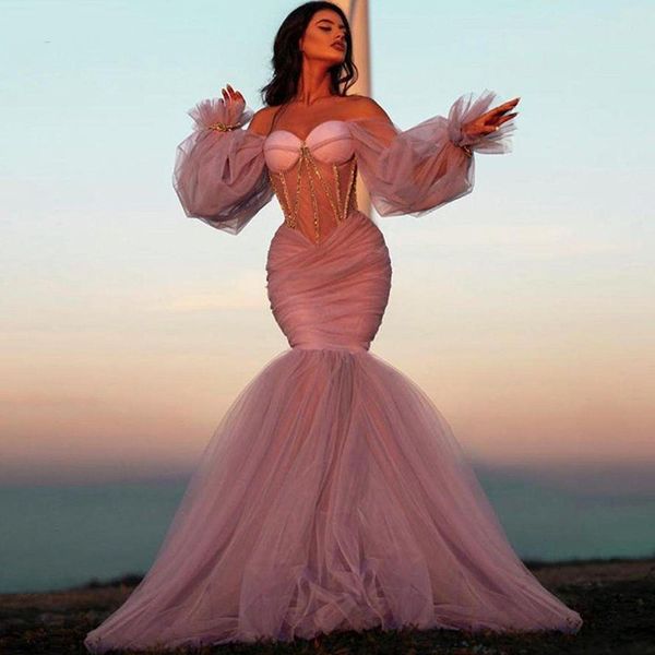 pink mermaid prom dresses see through waist long sleeves crystal beaded pageant evening dress for women party night off shoulder party dress, Black;red
pink mermaid prom dresses see through waist long sleeves crystal beaded pageant evening dress for women party night off shoulder party dress, Black;red