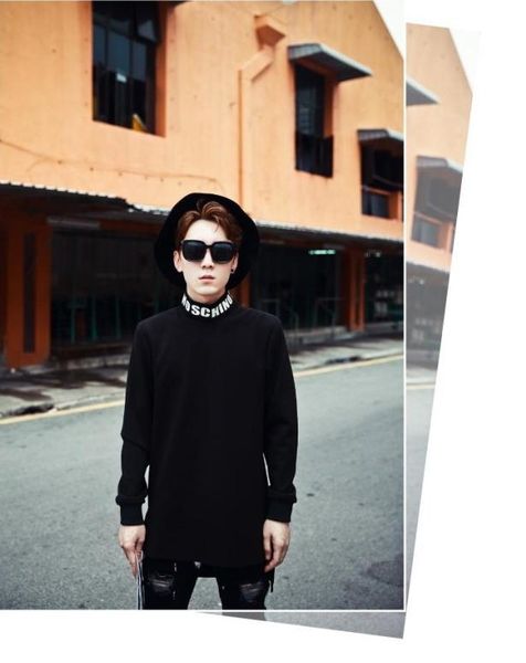 korean version of european and american street style men's front short back long small turtleneck print large size long-sleeved sweater, Black
korean version of european and american street style men's front short back long small turtleneck print large size long-sleeved sweater, Black