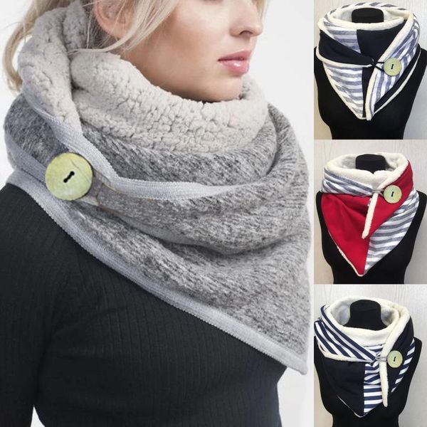 scarves women men solid color thicken scarf cycling casual winter warm muffler fashion retro shawl button square neckchief, Blue;gray
scarves women men solid color thicken scarf cycling casual winter warm muffler fashion retro shawl button square neckchief, Blue;gray