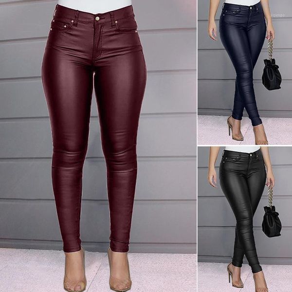 women's pants & capris women elastic pu leather 2022 spring fashion female stretch skinny tight pencil long trousers1, Black;white
women's pants & capris women elastic pu leather 2022 spring fashion female stretch skinny tight pencil long trousers1, Black;white