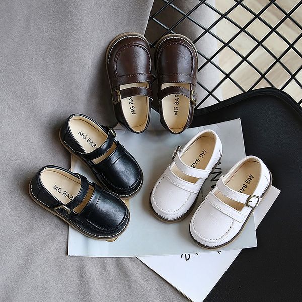 children' retro leather shoes with soft soles and non-slip british style boys shoes fashion joker girls princess shoes children, Black;grey
children' retro leather shoes with soft soles and non-slip british style boys shoes fashion joker girls princess shoes children, Black;grey